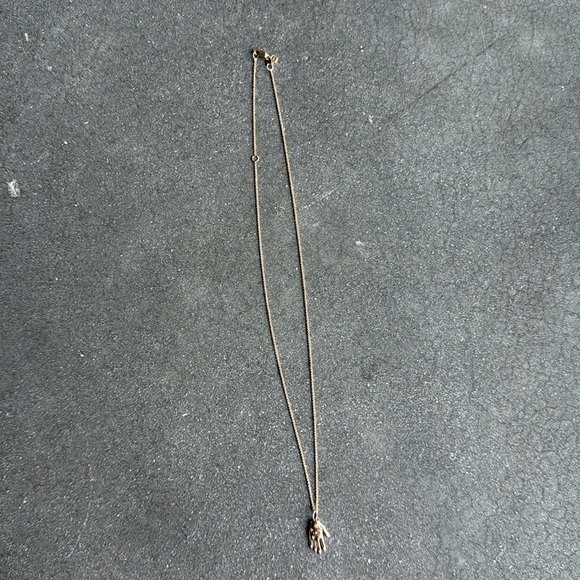 Sydney Evan Gold & Diamond Eye Hand Charm with Cable Chain - Picture 11 of 11